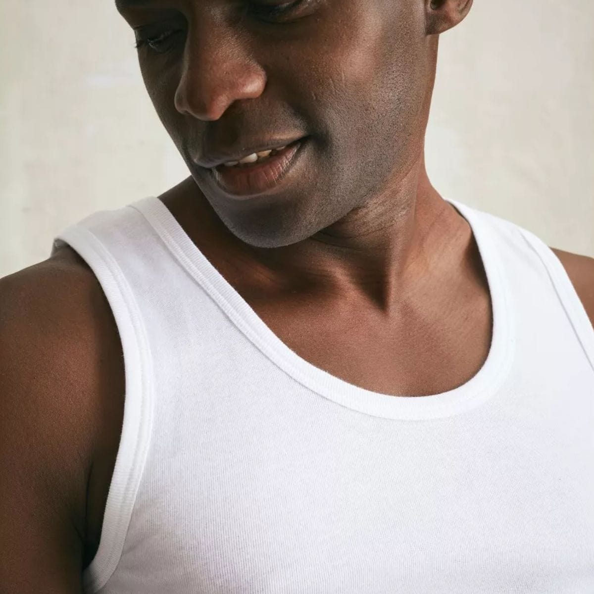 Débardeur homme blanc coton bio