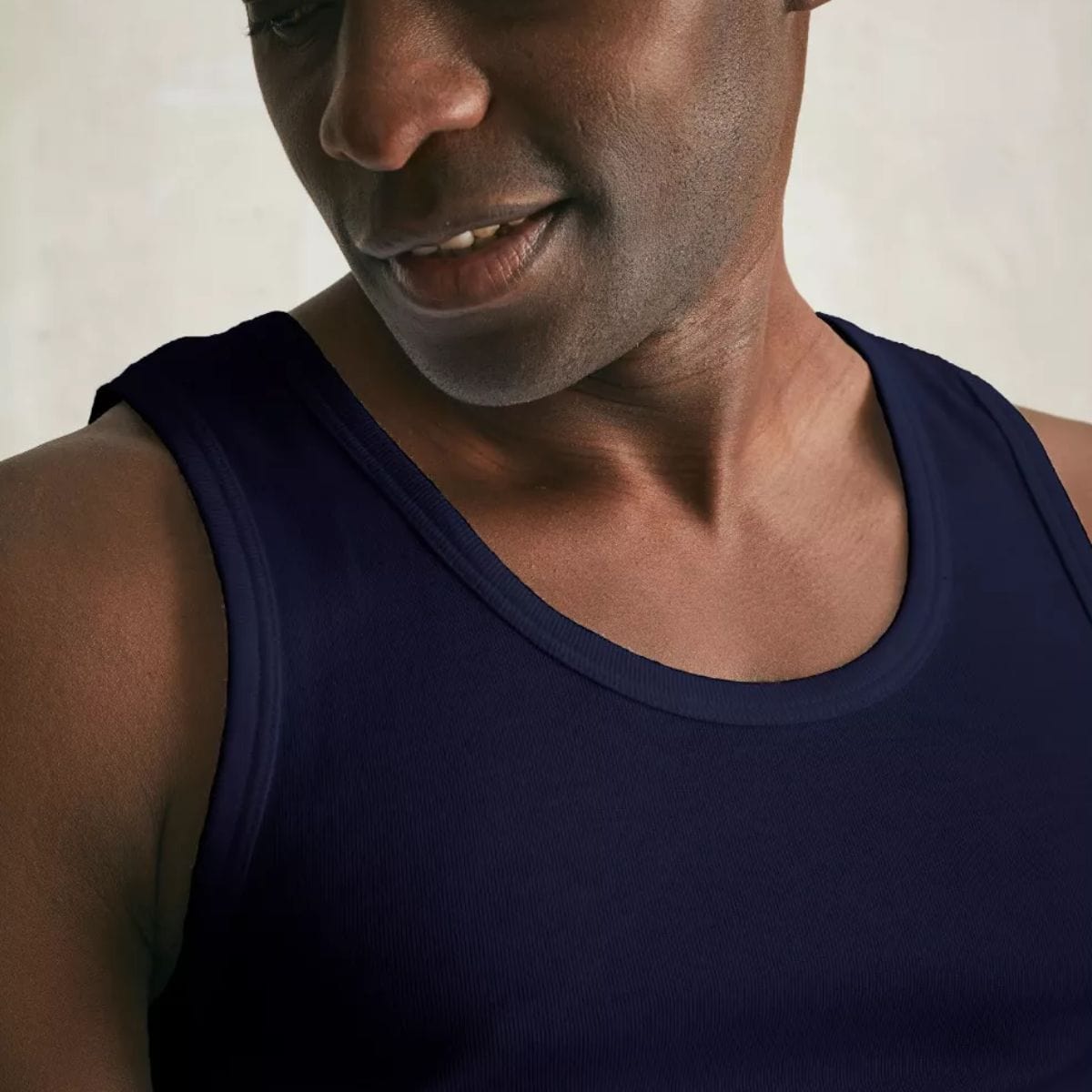 débardeur homme Bleu Marine coton bio