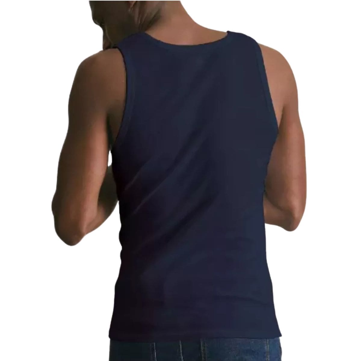 débardeur homme Bleu Marine coton bio