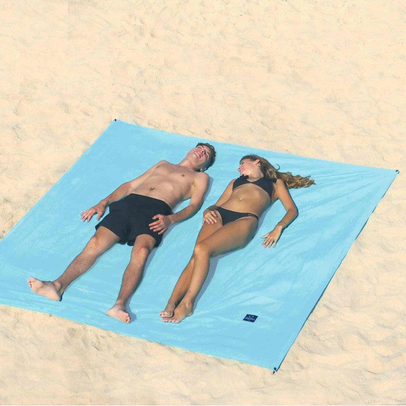 Drap de plage FAMILLE Bleu clair 230x215