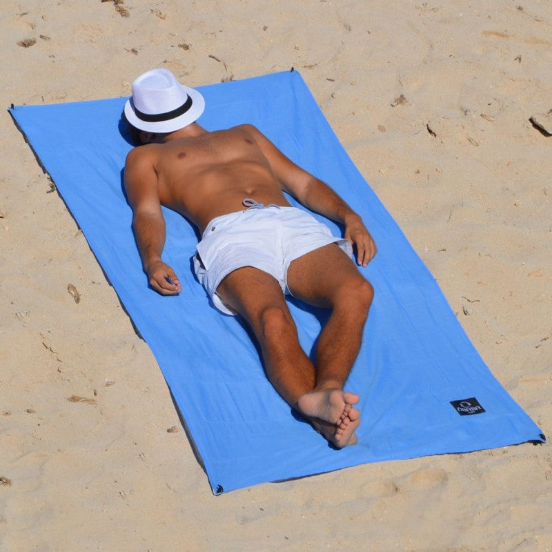Drap de plage solo Bleu Saint Barth