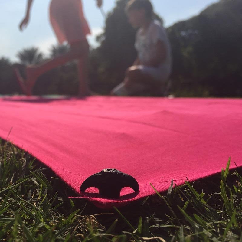 Drap de plage solo Framboise