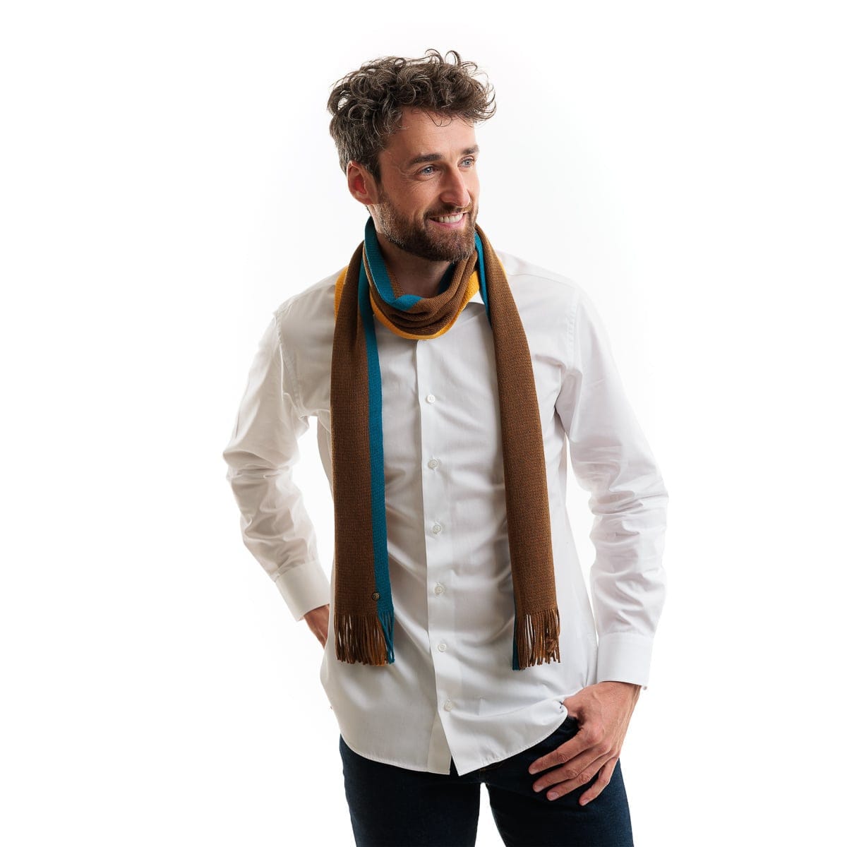 Echarpes pour homme bleu marine