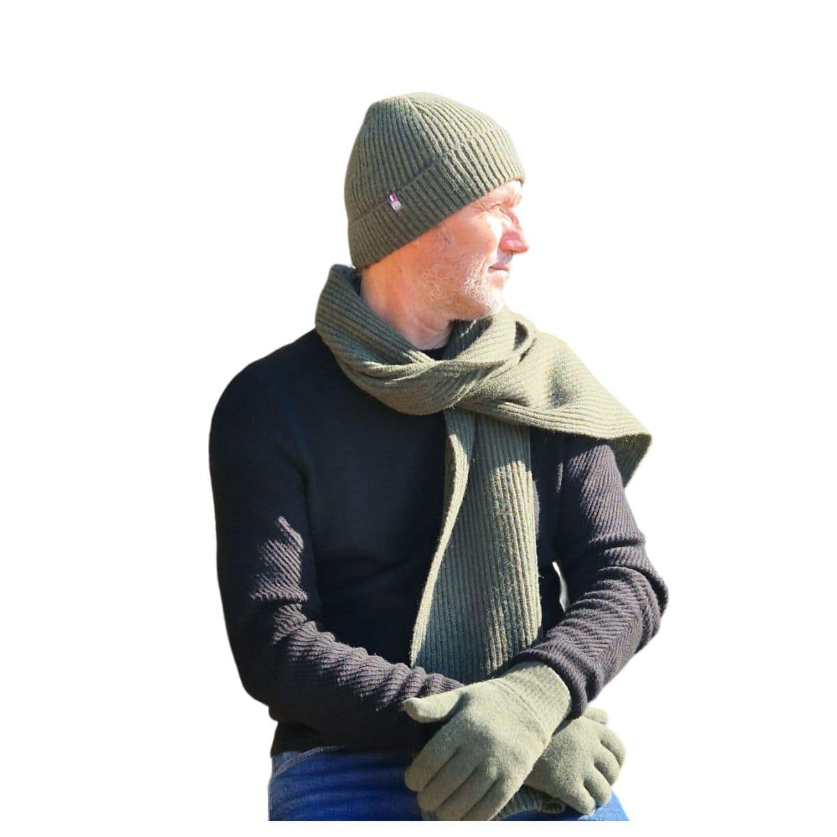 Gant tactile KaKi
