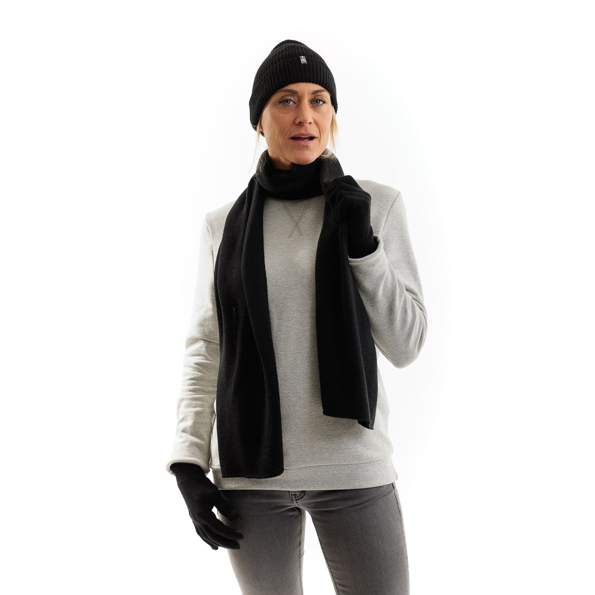 Gants tactiles femme en laine