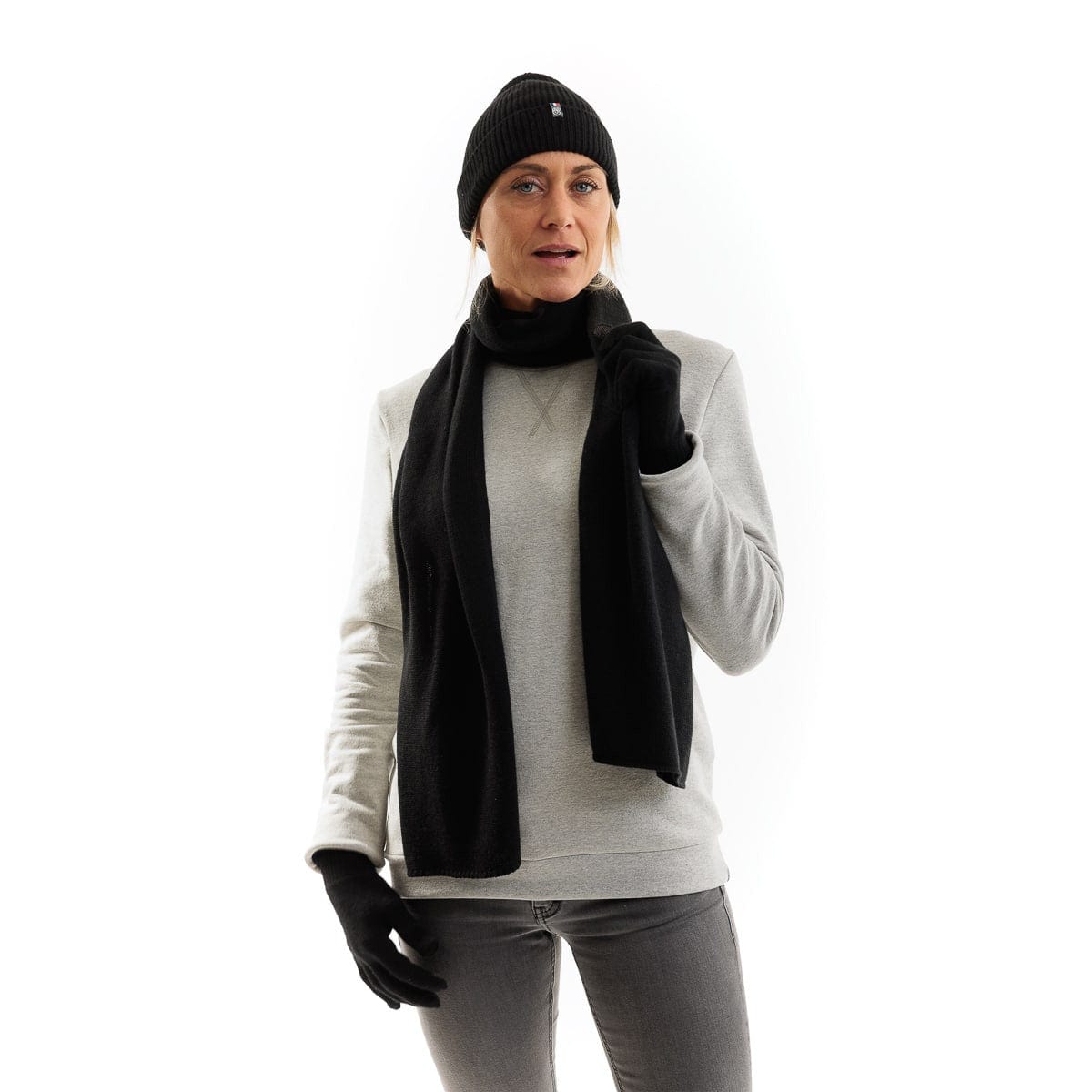 Gants tactiles femme en laine