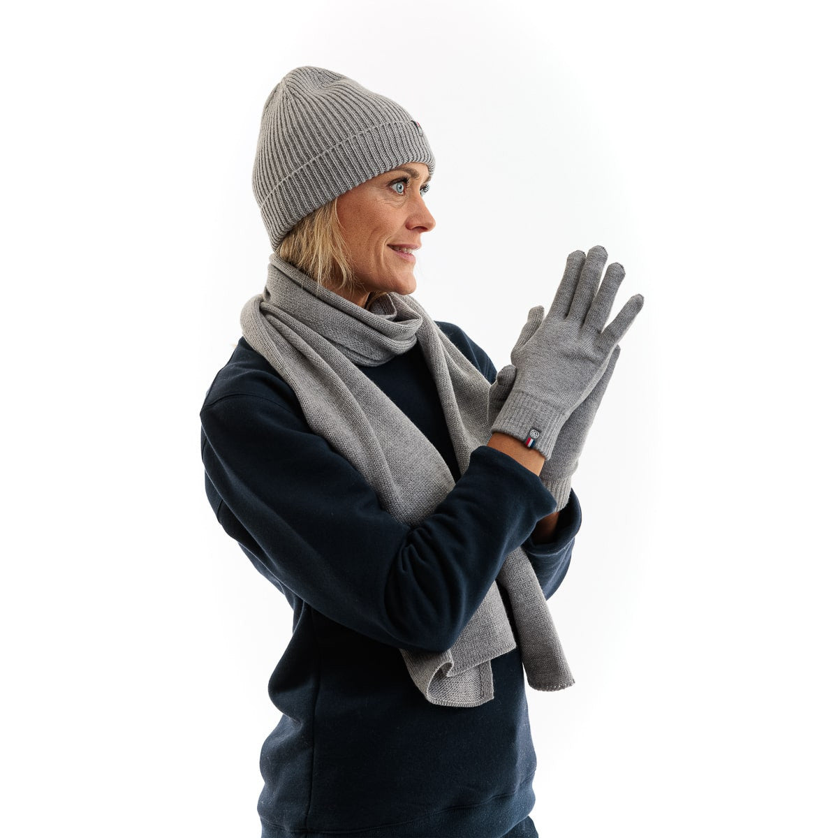 Gants tactiles femme en laine