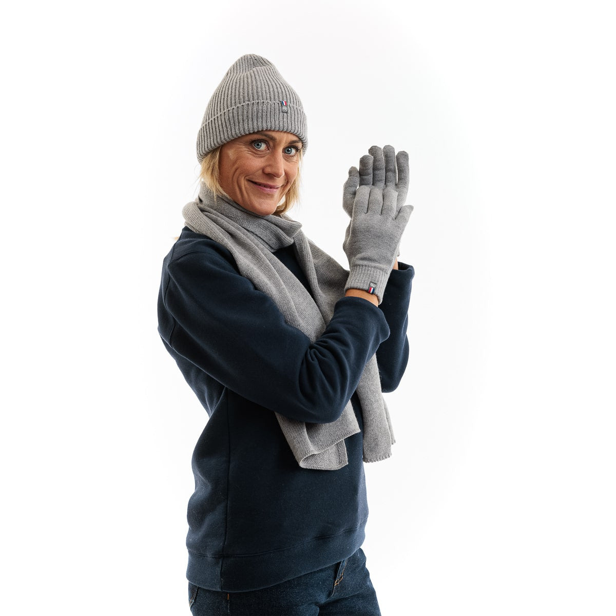 Gants tactiles femme en laine