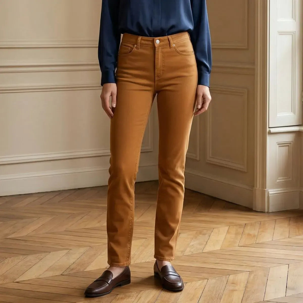 Jean Cognac femme | Made in France - JEAN