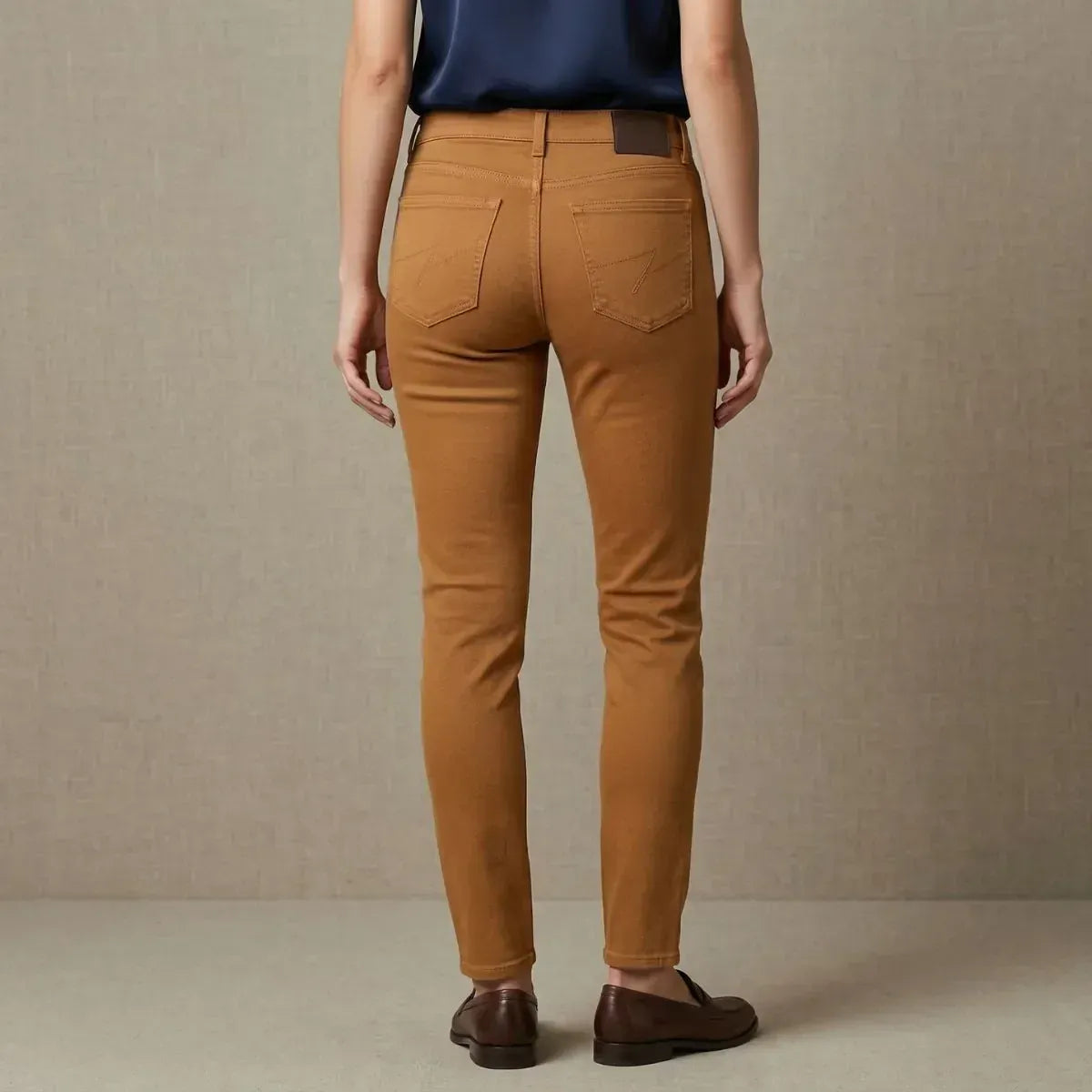 Jean Cognac femme | Made in France - JEAN