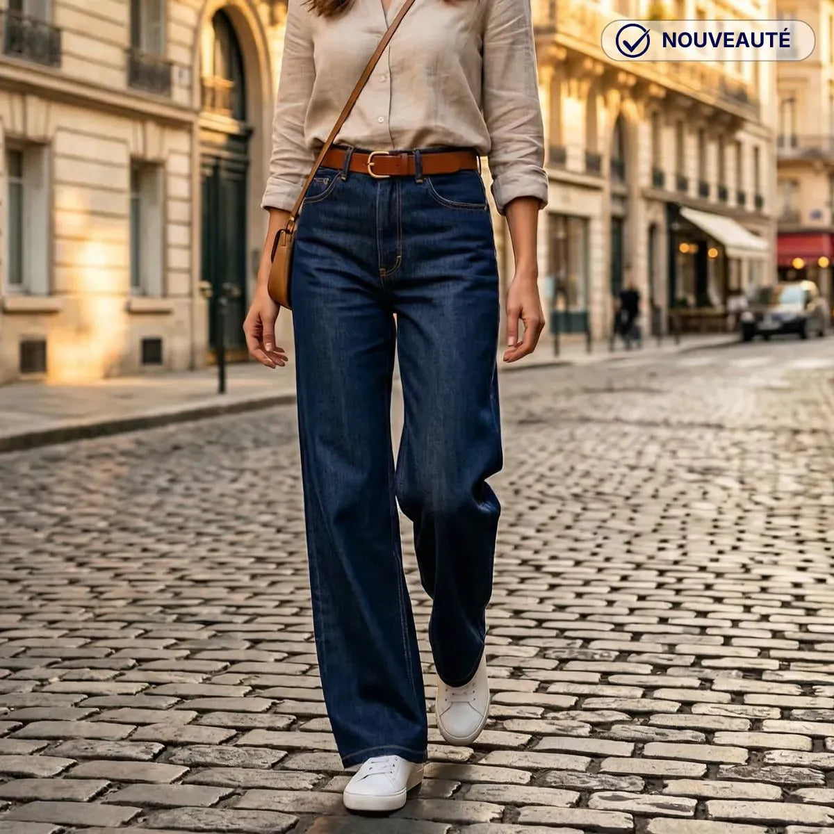 Jean Extra large femme taille haute | Le véritable Denim - JEAN