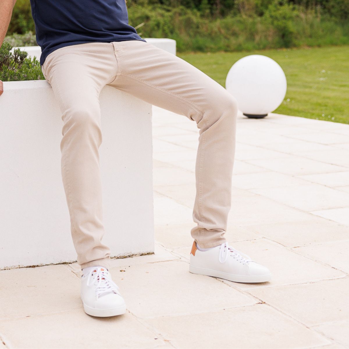 Jean français beige Homme