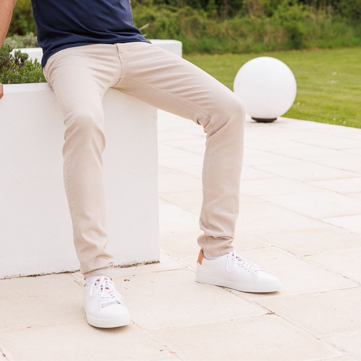 Jean français beige Homme