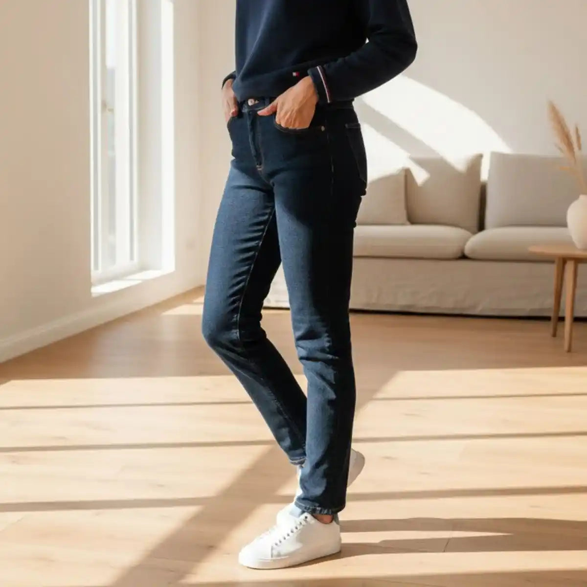 jean coupe mom femme made in France