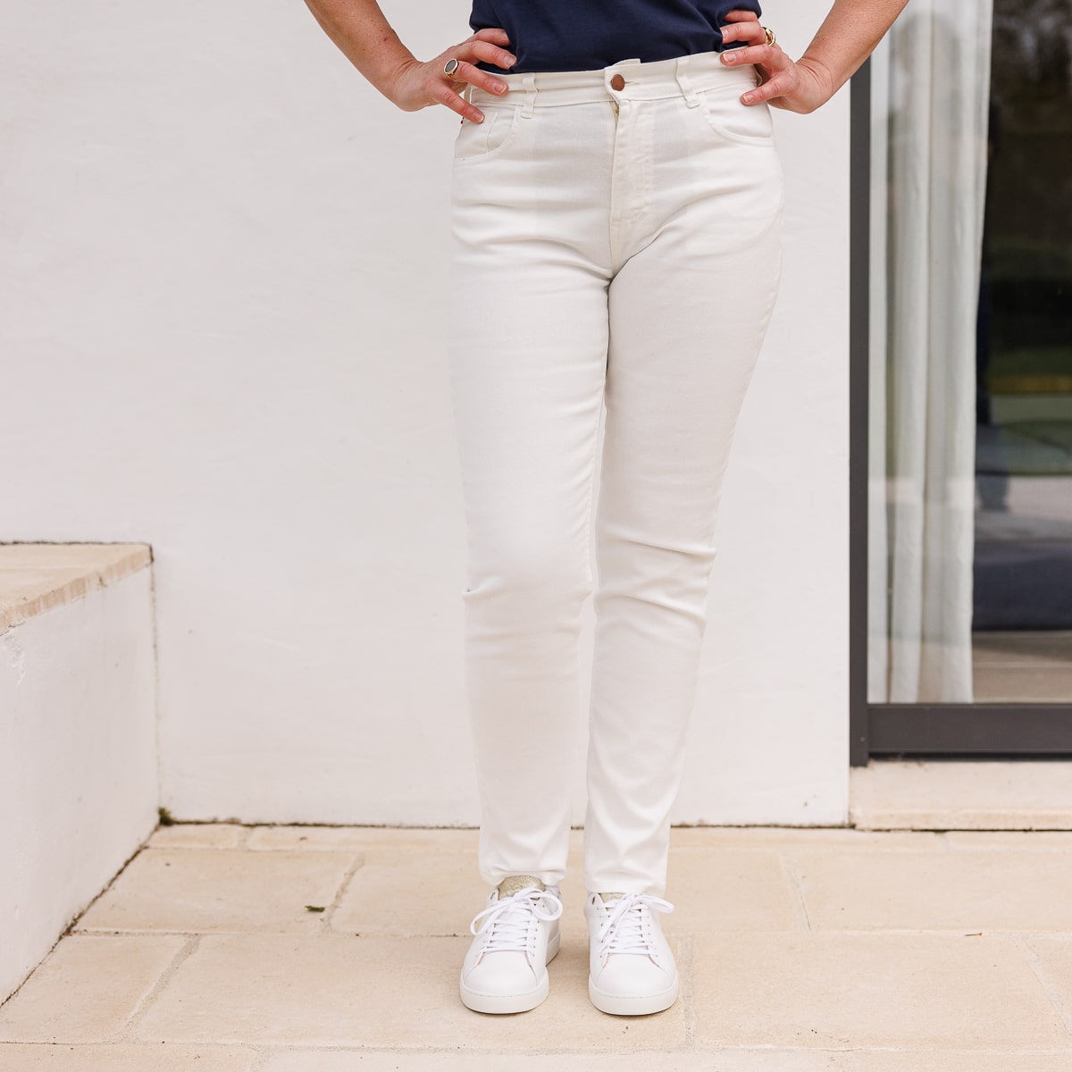 Jean français Ecru femme