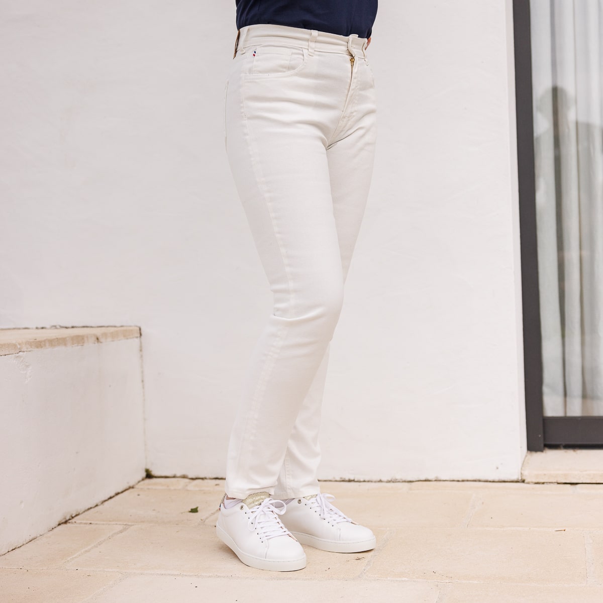Jean français Ecru femme