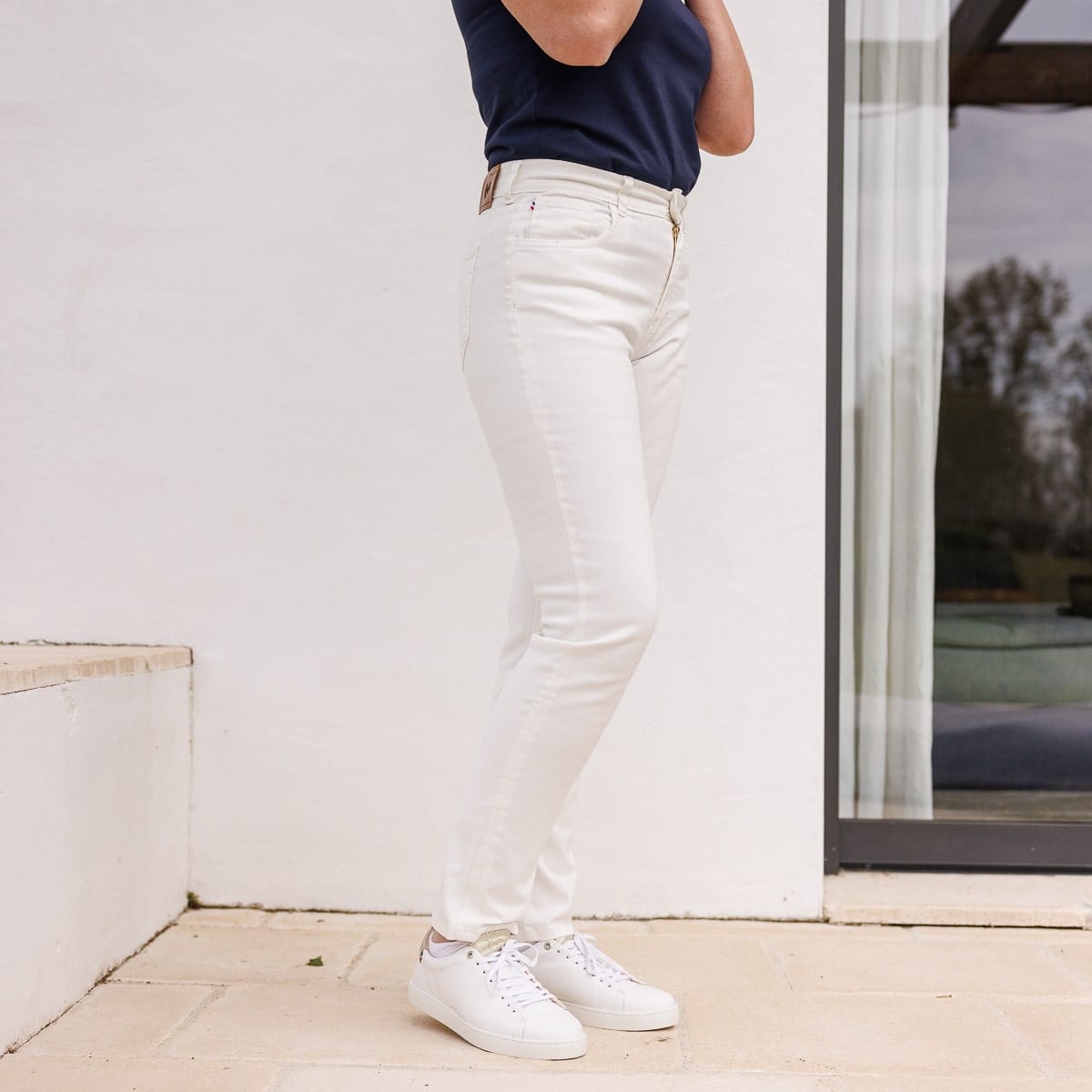 Jean français Ecru femme