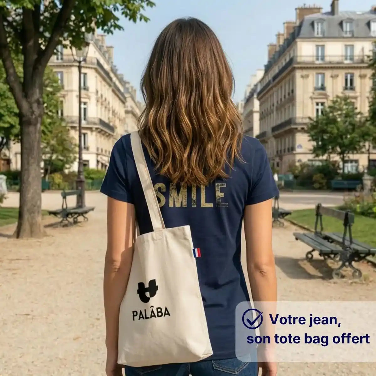 1 JEAN ACHETE EGAL 1 TOTE BAG OFFERT