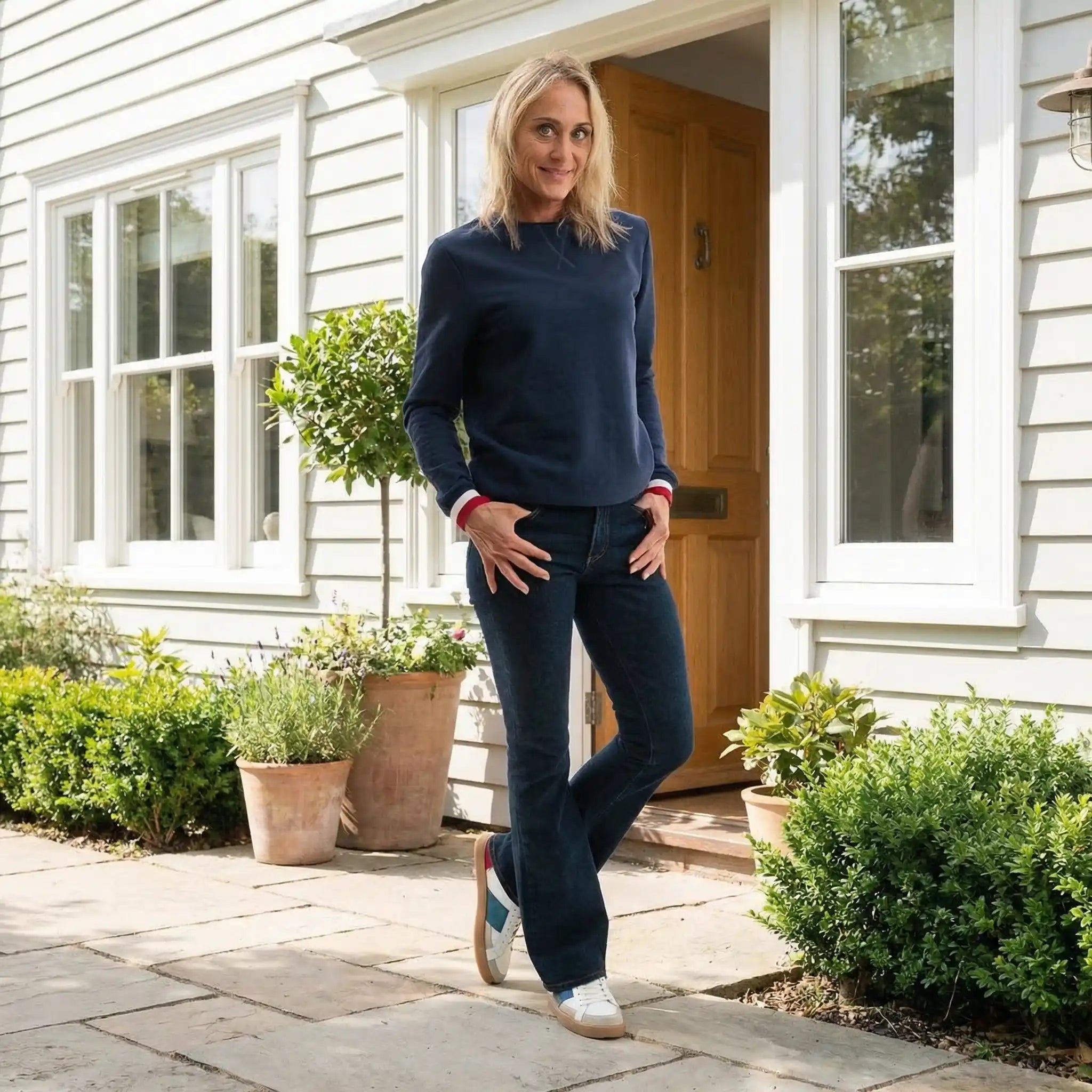 jean femme made in France coupe Bootcut denim