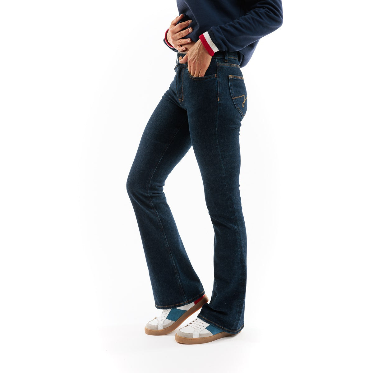 Jean femme made in France coupe Flare