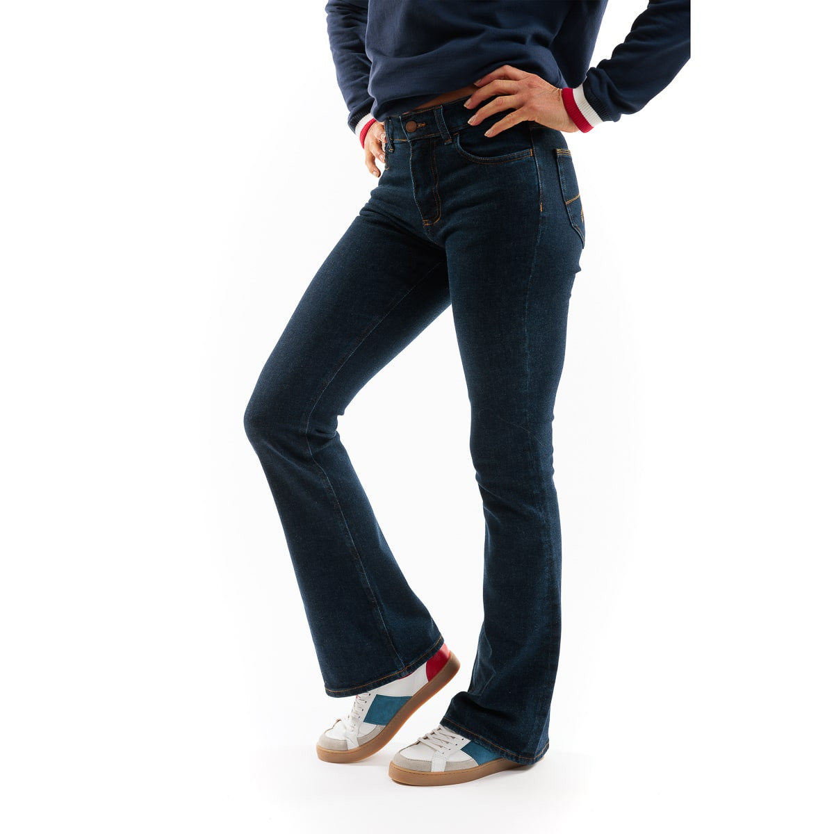 Jean femme made in France coupe Flare