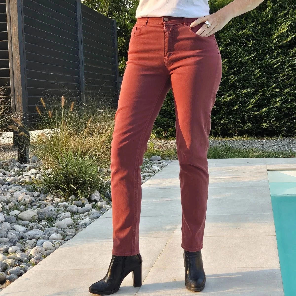 Jean français Bordeaux femme