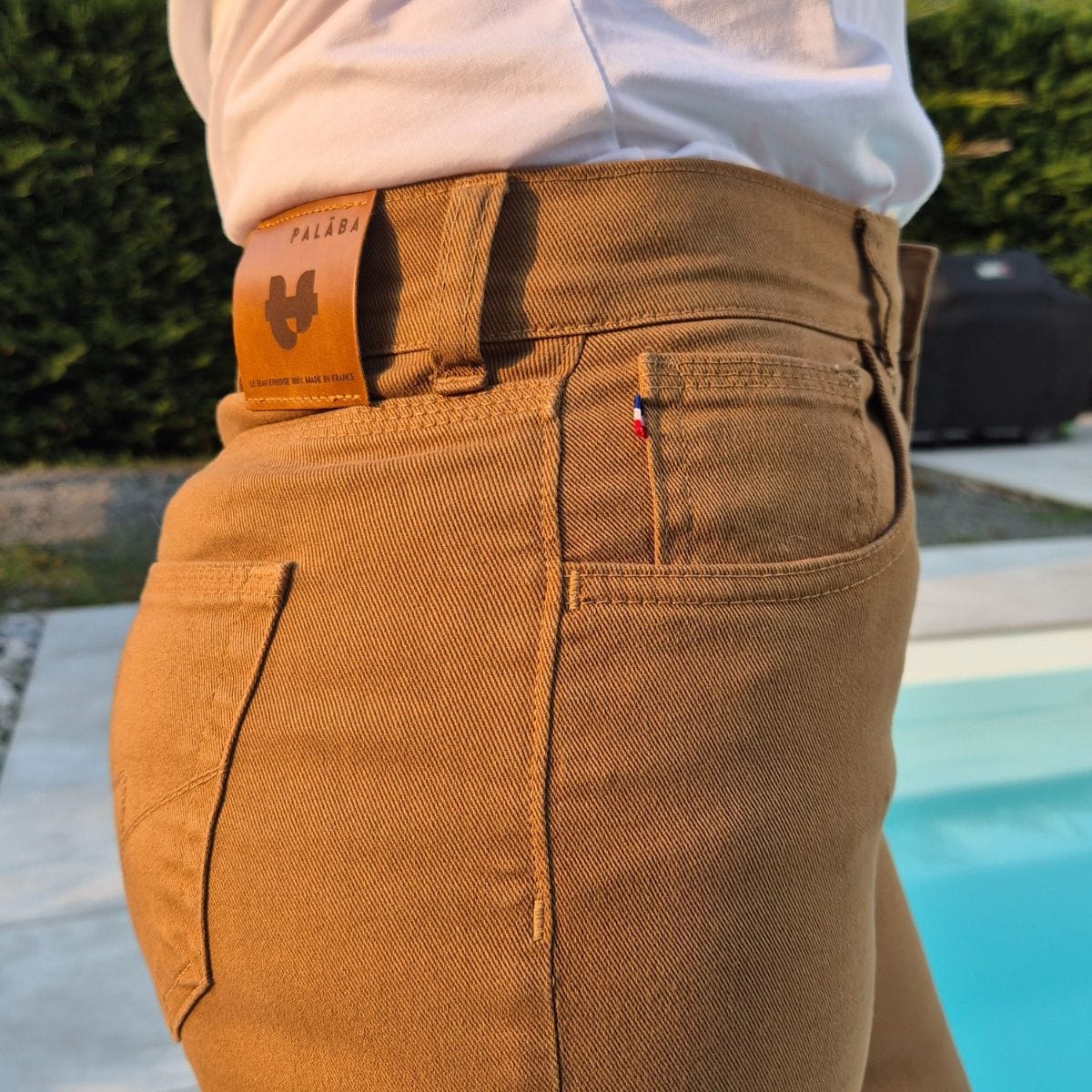 Jean français Cognac femme