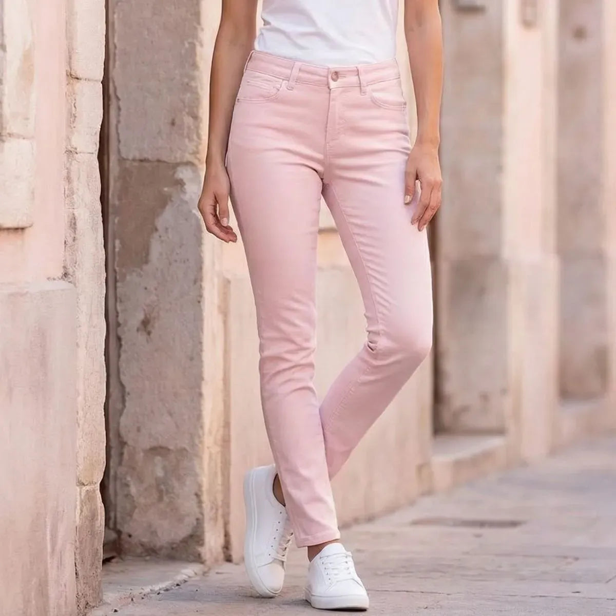 Jean français Rose femme - JEAN