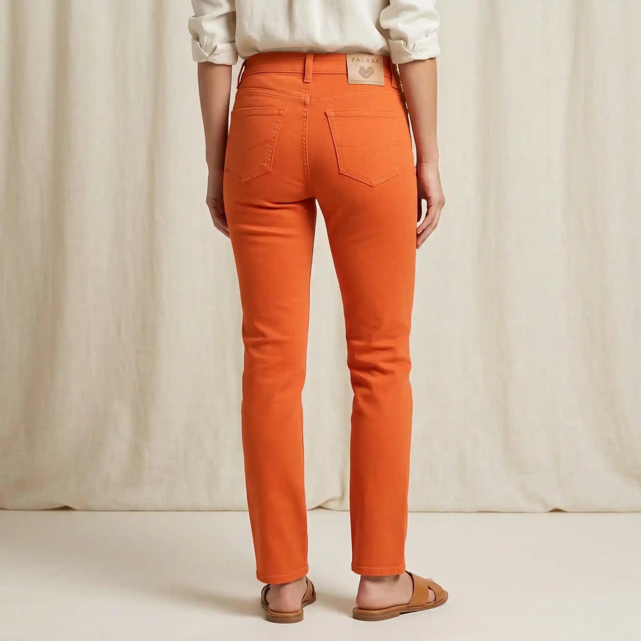 Jean orange femme | Made in France - JEAN