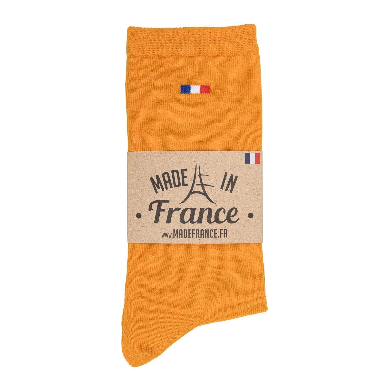 La chaussette française mandarine