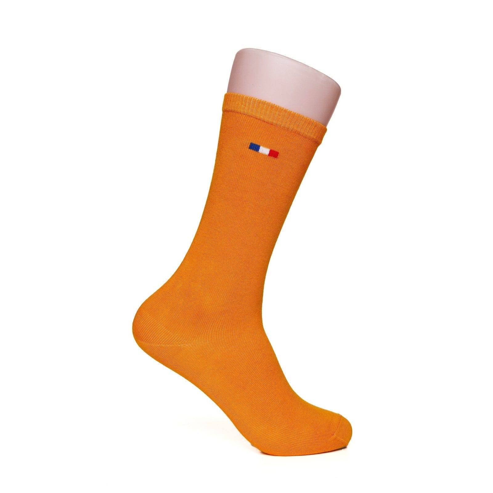 La chaussette française mandarine