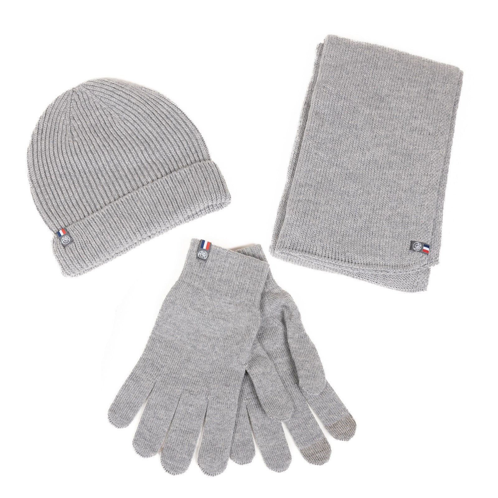 bonnet et écharpe femme en laine mérinos