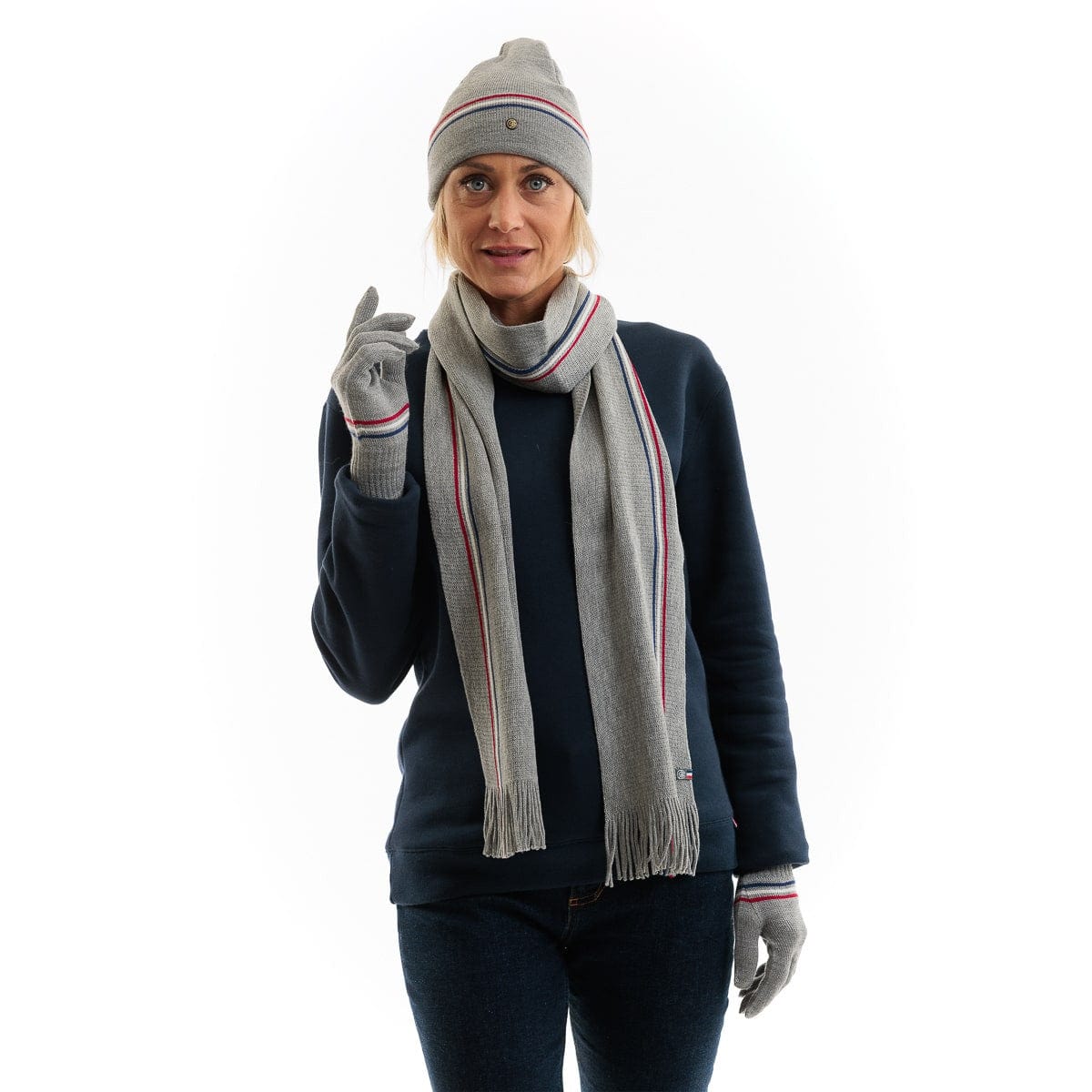 Echarpe en laine et acrylique pour femme