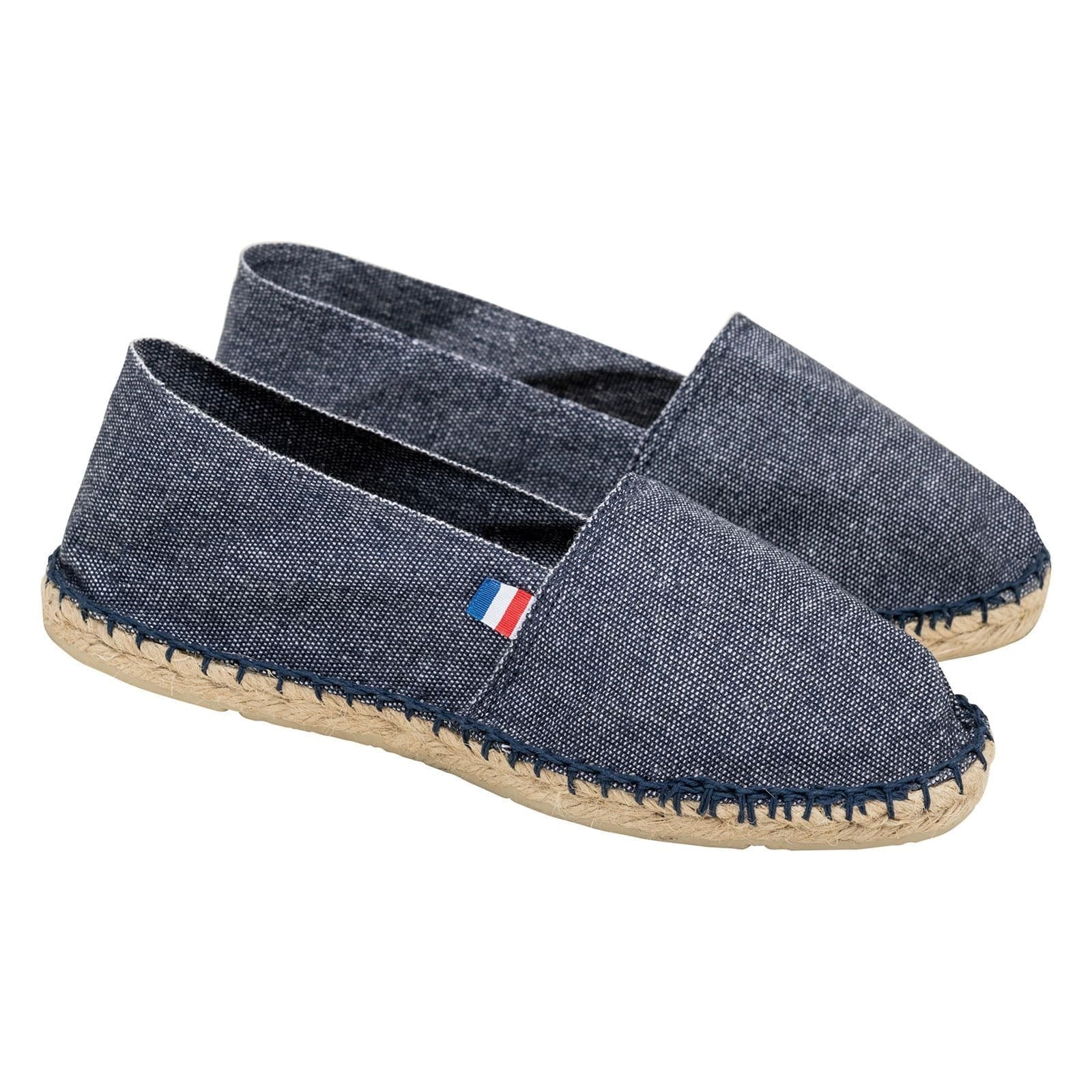 Espadrille française Couleur denim Made In France