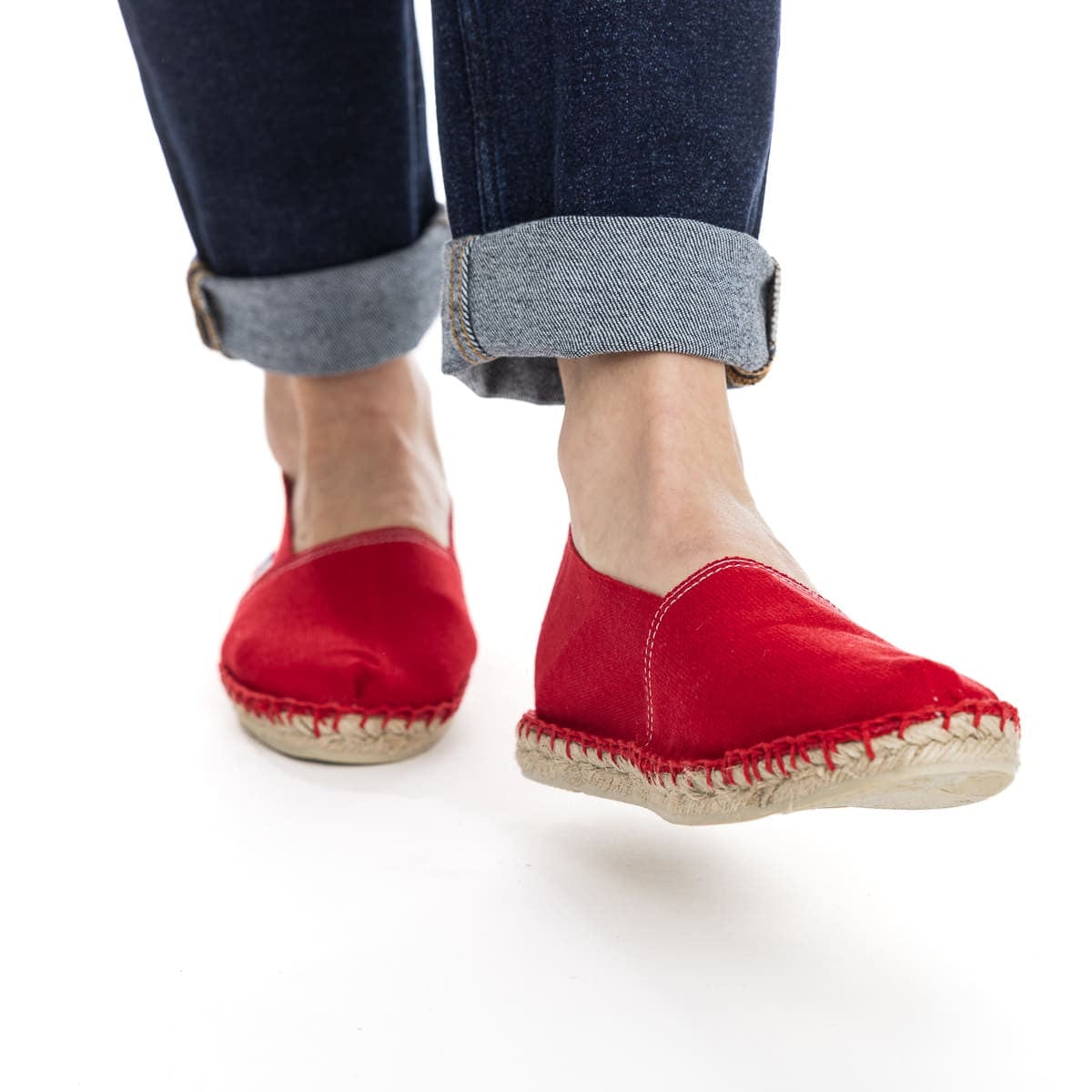 Espadrilles françaises rouges