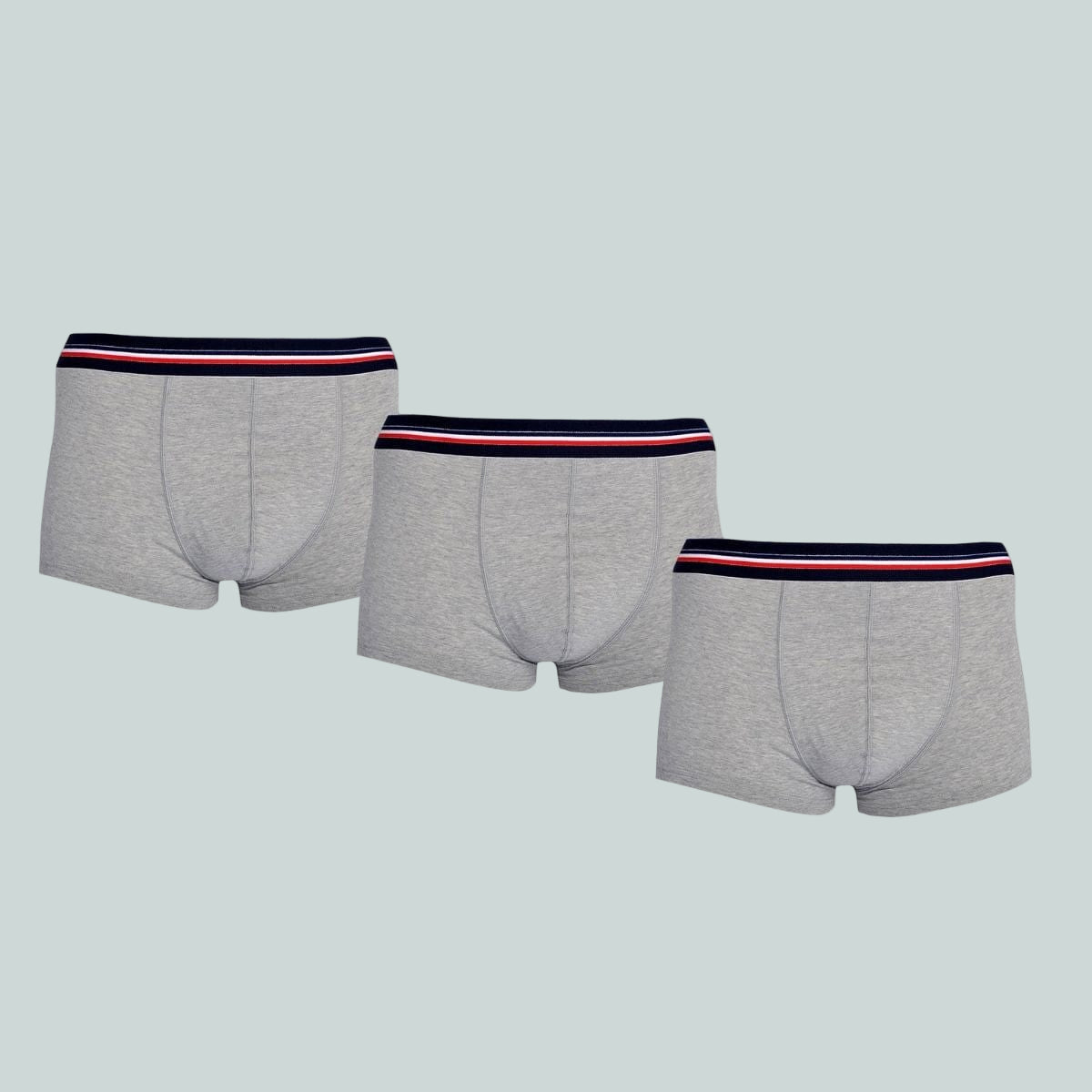 Lot de 3 boxer gris