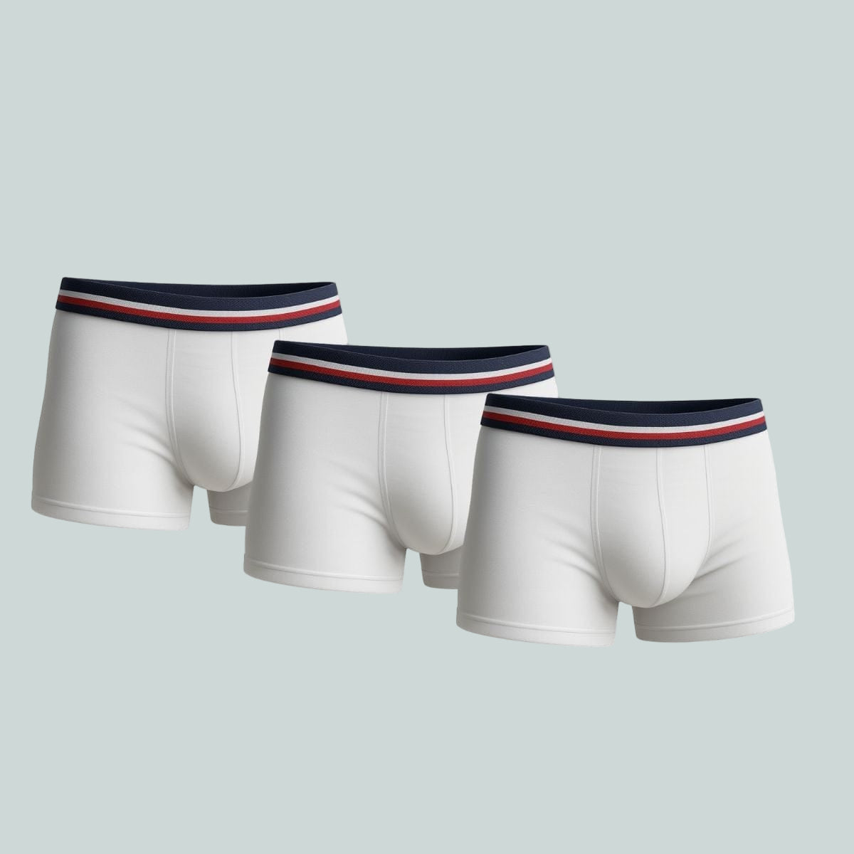 Lot de 3 boxers blanc