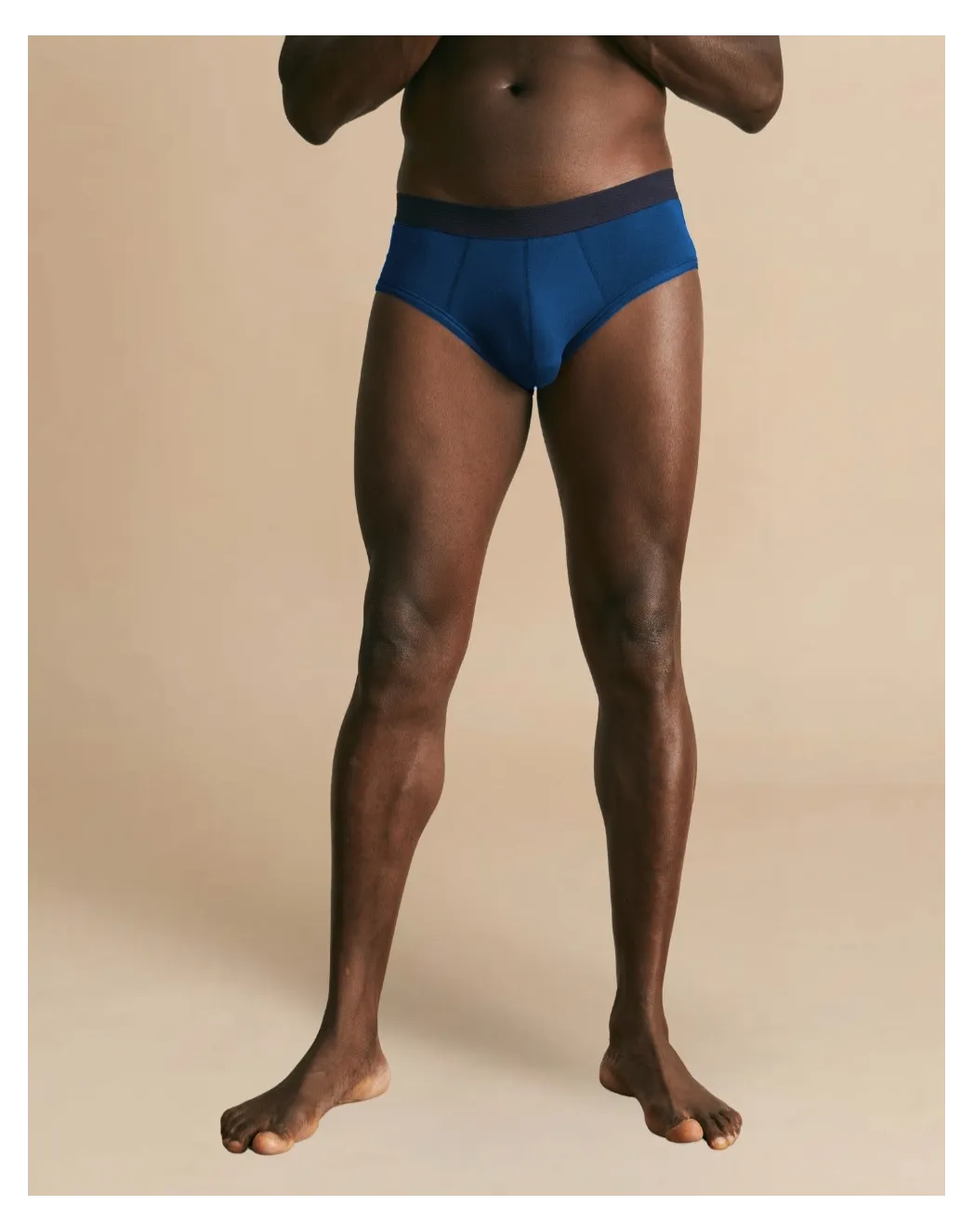 Slip homme coton modal Bleu indigo