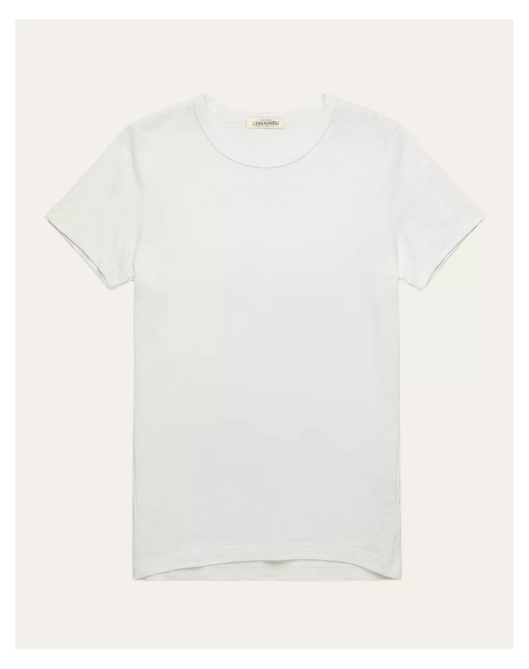 T-shirt en lin femme Ecru