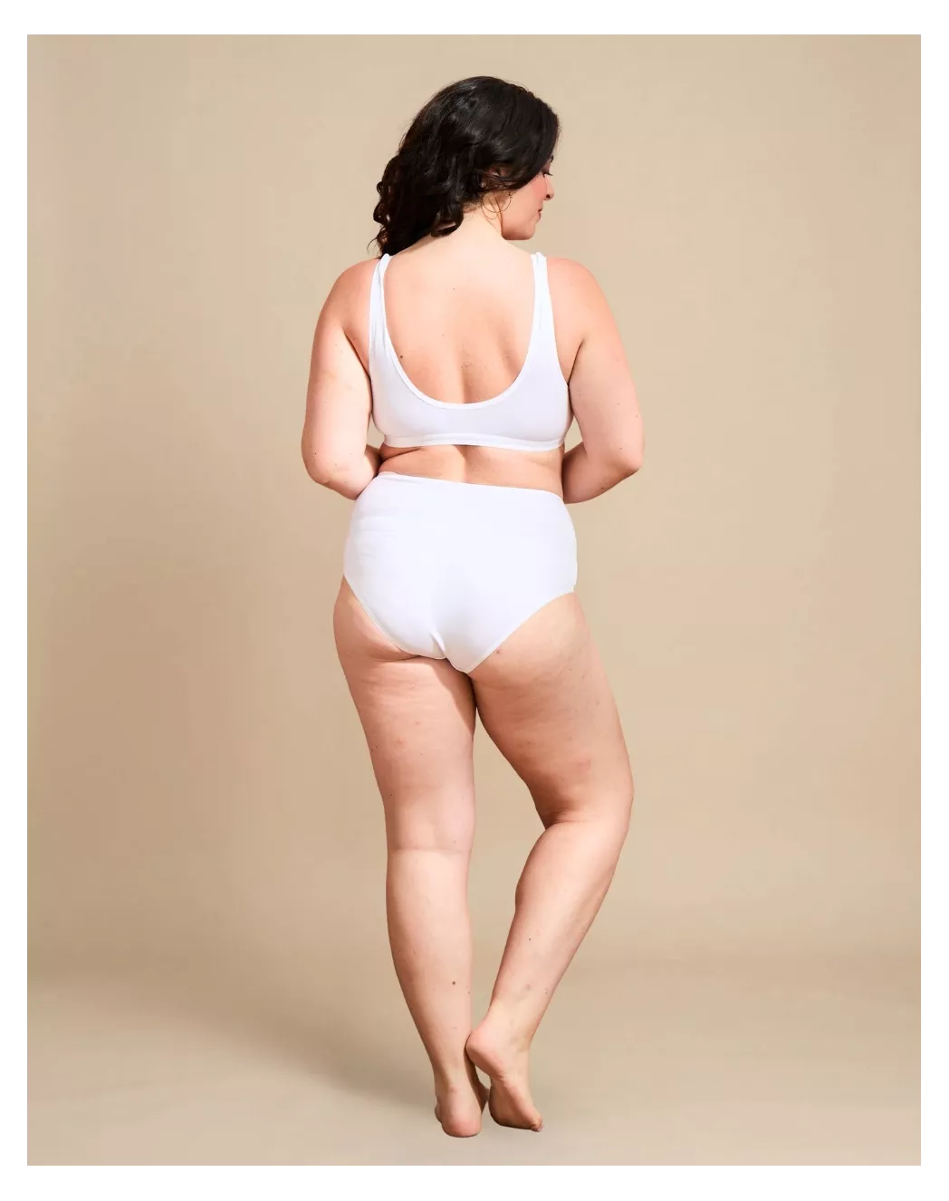 Culotte taille haute Blanche
