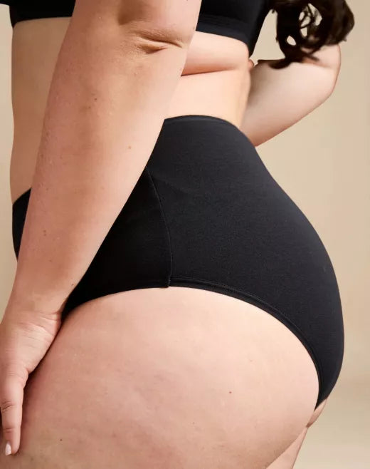Culotte taille haute Noir
