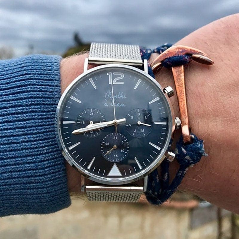 Montre maille Milanaise pour Homme