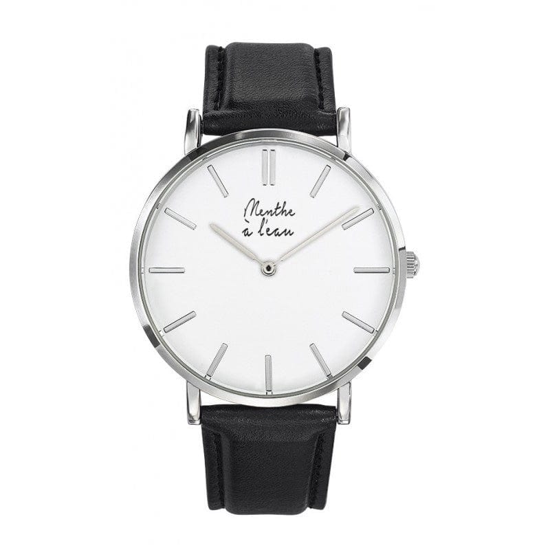 Montre La Véritable cuir noir