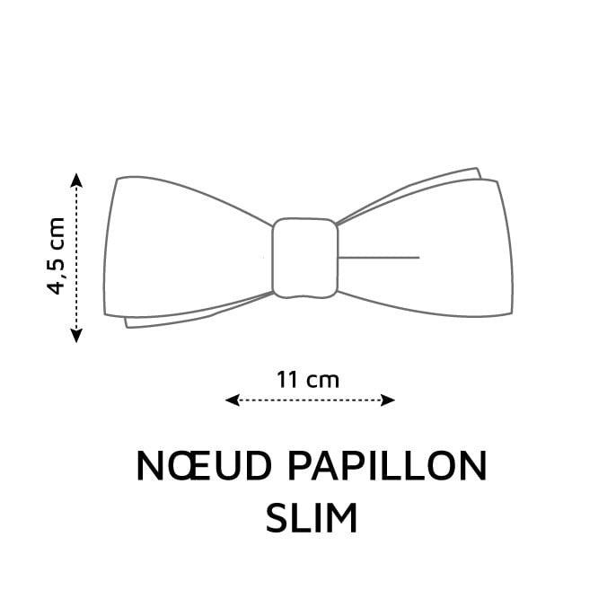 Noeud papillon bleu jean foncé