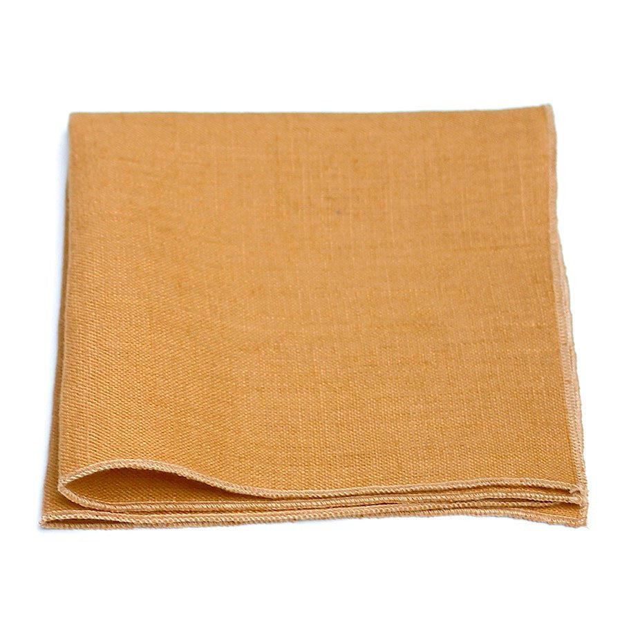 Noeud papillon caramel uni lin
