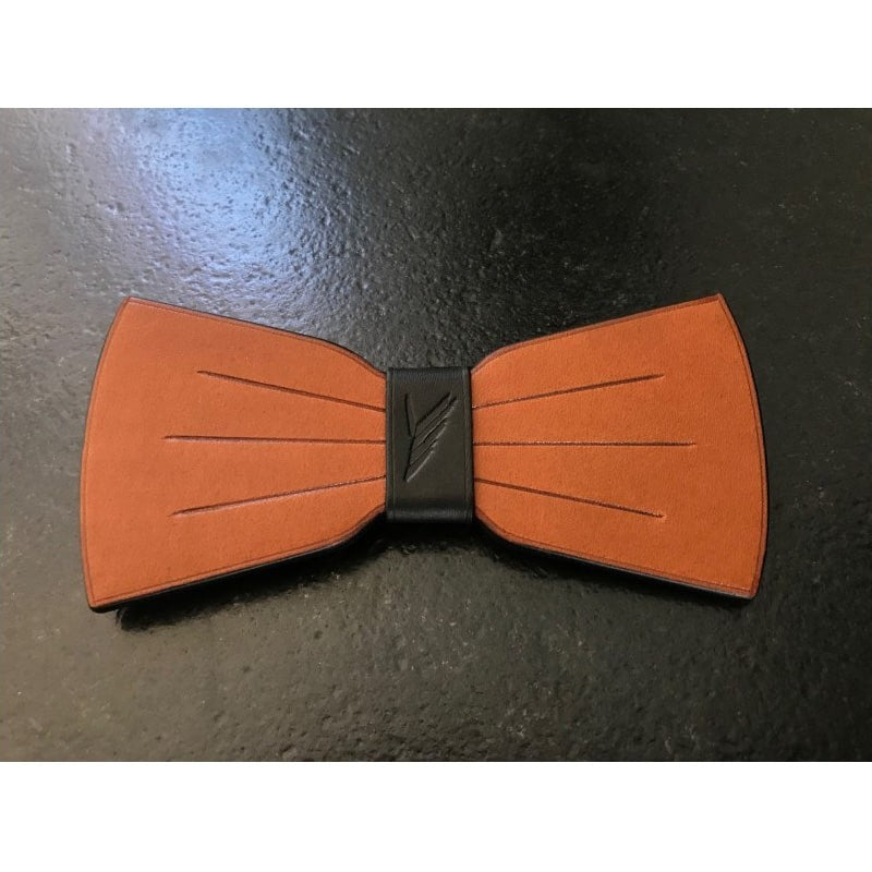 Nœud papillon en cuir