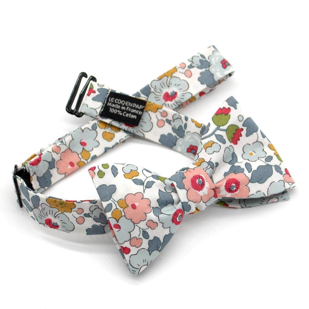 Noeud papillon fleuri liberty betsy