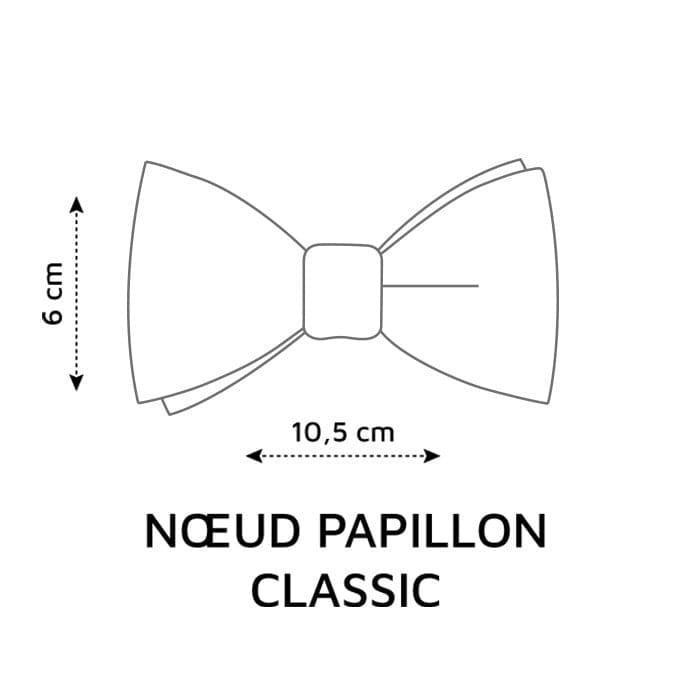 Noeud papillon fleuri bleu marine
