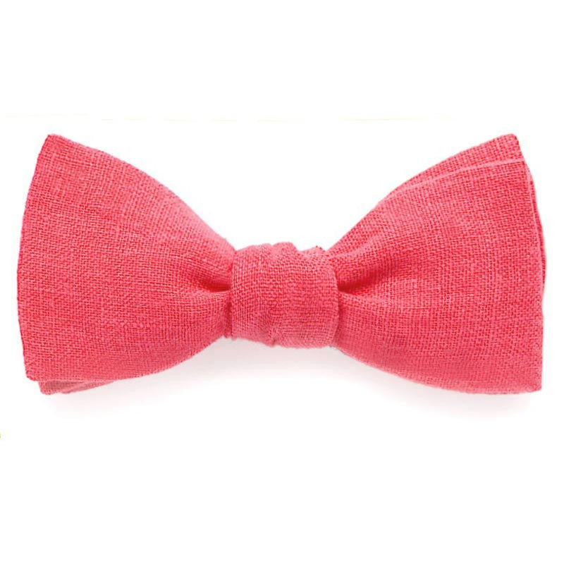 Noeud papillon grenadine en lin