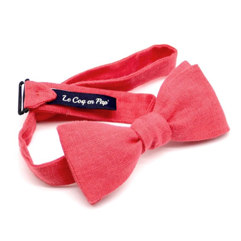 Noeud papillon grenadine en lin